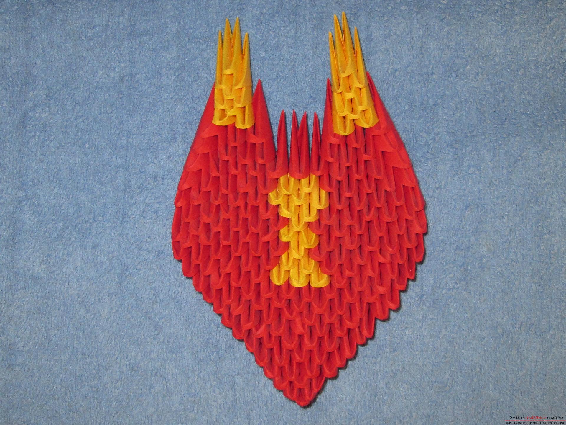 Мастер-класс подарков своими руками – модульного оригами сердечко – очень актуален накануне Дня влюбленных.. Фото №7